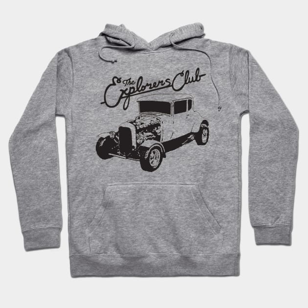 The Explorers Club Hot Rod Hoodie by Goldstar Records & Tapes